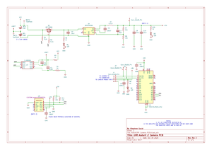 The camera PCB schematic.