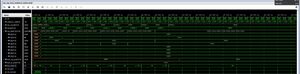 Pipeline simulation waveform.