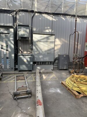 Greenhouse power distribution.