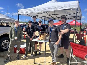 Part of the airframe at the competition.